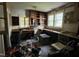 Showing a kitchen needing renovation, featuring dated cabinets, sink, and visible signs of disrepair at 404 Kinsey St, Raleigh, NC 27603