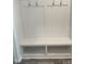Mudroom featuring bench with cubbies for storage at 42 Hemming Ct, Cameron, NC 28326