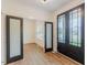 Spacious foyer with hardwood floors and frosted glass door at 48 Sanders Farm Dr, Smithfield, NC 27577