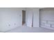 Unfinished room featuring closet with shelving, presenting a blank canvas ready to be transformed to your liking at 48 Sanders Farm Dr, Smithfield, NC 27577