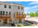 Exterior backyard view of multi-level decks and private outdoor space at 509 Sherron Rd # 30, Durham, NC 27703