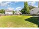 Spacious fenced backyard offering a private and serene outdoor area at 5416 Kissimmee Ln, Raleigh, NC 27616