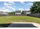 Expansive fenced backyard with lush green grass and ample space at 5416 Kissimmee Ln, Raleigh, NC 27616