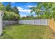 Large fenced backyard, ideal for outdoor activities and entertaining at 5420 Roan Mountain Pl, Raleigh, NC 27613