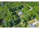 Aerial view of the property's location highlighting its surroundings and adjacent parcels at 5517 Spring Rd, Raleigh, NC 27603