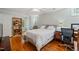 Bedroom featuring hardwood floors and neutral paint at 612 Swift Ave, Durham, NC 27701