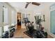 Bright home gym featuring workout equipment, and ample natural light at 612 Swift Ave, Durham, NC 27701
