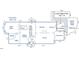 Layout of the main floor including kitchen, living room, main bedroom and office/library at 612 Swift Ave, Durham, NC 27701