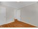 Bedroom features two closets and a view into another room at 714 W Mckinley St, Mebane, NC 27302