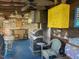 Outdoor tiki bar featuring ceiling fans and bar seating, great for entertaining guests at 8019 W Tarboro Rd, Rocky Mount, NC 27803