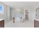 This bathroom showcases a freestanding tub, glass shower, and stylish tile, creating a spa-like ambiance at 8416 Brady Pointe Rd, Fuquay Varina, NC 27526