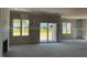 Spacious living room, under construction, with sliding door to backyard at 91 Retreat Run, Smithfield, NC 27577