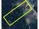 Aerial view of the property and the surrounding land at 106 Grange Dr, Wendell, NC 27591
