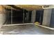 Large crawlspace with vapor barrier on the ground, exposed ceiling, and support beams at 106 Grange Dr, Wendell, NC 27591
