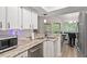 Updated kitchen with stainless appliances, gorgeous countertops, and convenient layout at 111 Killam Ct # 2A, Cary, NC 27513