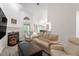 Spacious living area with fireplace and open floorplan, creating a comfortable, modern space at 111 Killam Ct # 2A, Cary, NC 27513