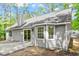 Exterior view of the house with siding and a chimney at 20 Meadowcrest Dr, Durham, NC 27703