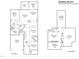 Detailed floor plan showcasing the home's layout, including dimensions and room placement, over two stories at 2409 Plowridge Rd, Fuquay Varina, NC 27526