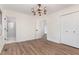 Bright bedroom with two closets and a full bathroom with new tile and glass enclosed shower at 2712 Nc 57, Hillsborough, NC 27278