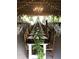 Elegant banquet hall features long tables, floral arrangements and ample seating for a memorable event at 3123 Brassfield Rd, Creedmoor, NC 27522