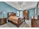 Bedroom with lots of space and unique antique furniture at 316 Waterford Dr, Clayton, NC 27520