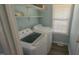 Functional laundry room featuring a washer and dryer at 400 Southerby Dr, Garner, NC 27529