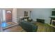 Inviting living room featuring modern flooring, neutral paint, and a cozy fireplace at 400 Southerby Dr, Garner, NC 27529