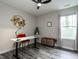 Bright office space with a modern desk, seating, and natural light at 80 Willow Green Dr, Clayton, NC 27527