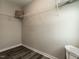 Walk-in closet featuring custom shelving and ample storage space at 80 Willow Green Dr, Clayton, NC 27527