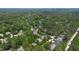 Expansive aerial view of a serene, wooded neighborhood offers privacy and natural beauty at 81502 Alexander, Chapel Hill, NC 27517