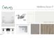Bathroom features a modern shower, cabinet, and flooring samples at 11121 Salers Loop, Middlesex, NC 27557