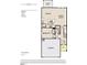 First floor floor plan featuring an open concept kitchen, dining room, Gathering room, and a two car garage at 11147 Salers Loop, Middlesex, NC 27557