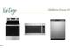 Stainless steel kitchen appliances featuring an oven, microwave, and dishwasher at 11147 Salers Loop, Middlesex, NC 27557