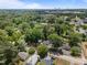 A scenic overhead shot of residential area with abundant trees, showcasing the blend of nature and suburban living at 1208 W Murray Ave, Durham, NC 27704