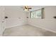 Finished basement with concrete flooring and a window providing natural light at 1220 Sherbrooke Ct, Raleigh, NC 27612