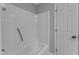 Bright bathroom features a tub and shower combination at 1344 Baez St, Raleigh, NC 27608