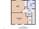 Second floor featuring primary bedroom, bedroom, bathroom, laundry and walk in closet at 1344 Baez St, Raleigh, NC 27608