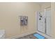 Bright bathroom features a glass-enclosed shower, providing a clean and modern space at 138 Tramway Cir, Angier, NC 27501
