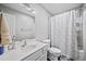 Clean, simple bathroom with walk-in shower and ample counter space at 1637 Dodford Ct, Wake Forest, NC 27587