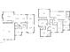 Detailed floor plan showcasing the layout of the house, highlighting room dimensions at 1637 Dodford Ct, Wake Forest, NC 27587