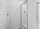 Shower stall with glass door and white tile in the bathroom at 2242 Sweet Annie Way, Wake Forest, NC 27587