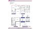 Floor plan featuring 4 bedrooms, 2.5 baths, 2 car garage, oversized Gathering room and optional basement at 279 Hopewell Branch Ct, Smithfield, NC 27577