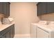 Bright laundry room featuring modern appliances and sleek cabinetry for ample storage at 3002 Dog Rose Dr # 310, Durham, NC 27703