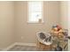 playroom with patterned floors, a bright window, and space for crafting at 3002 Dog Rose Dr # 310, Durham, NC 27703