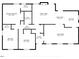 Detailed floorplan showcasing layout of primary bedroom, kitchen, bathrooms and living spaces at 305 Reynolds N Ave, Durham, NC 27707
