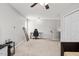 Spacious bonus room with neutral carpet, desk area, and closet storage, perfect for versatile use at 3169 Diana Cir, Burlington, NC 27215