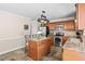 Well-equipped kitchen with stainless steel appliances, island, and ample cabinet space at 3169 Diana Cir, Burlington, NC 27215