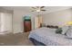 Comfortable main bedroom with en suite bathroom and walk in closet at 357 Sherrill Farm Dr, Benson, NC 27504