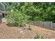 Fenced backyard featuring mature trees for privacy at 37 Wedgewood Rd, Chapel Hill, NC 27514