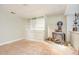 Basement area with wood-burning stove and built in shelves at 421 Ridgefield Rd Rd, Chapel Hill, NC 27517